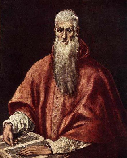 El Greco St Jerome as Cardinal oil painting image
